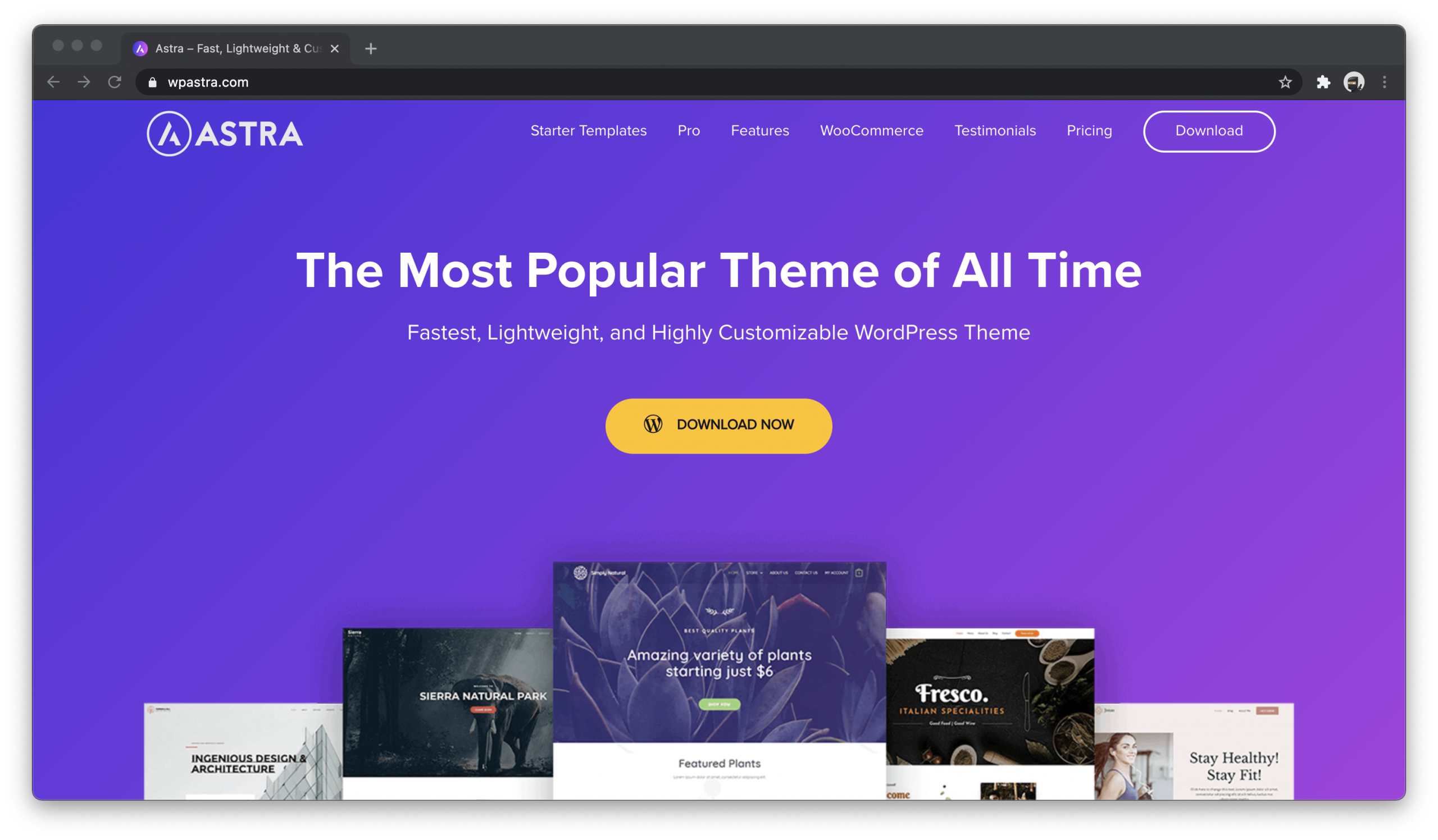 Astra Free WordPress Theme